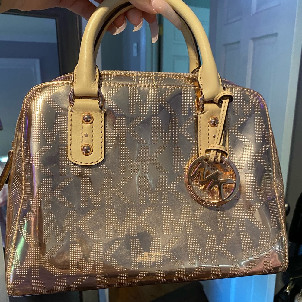 Rose Gold Michael Kors purse ✨